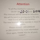 Pho Vietnam & Restaurant photo by Chris M.