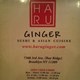 Haru Ginger