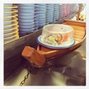 Sushi Boat photo by Lori Gustin