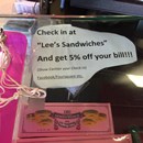 Lee's Sandwiches photo by David Hall III